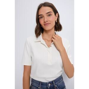 TUCKERNUCK White Adler Interlock Polo Size XL NWT Retail $128 Tuckernuck